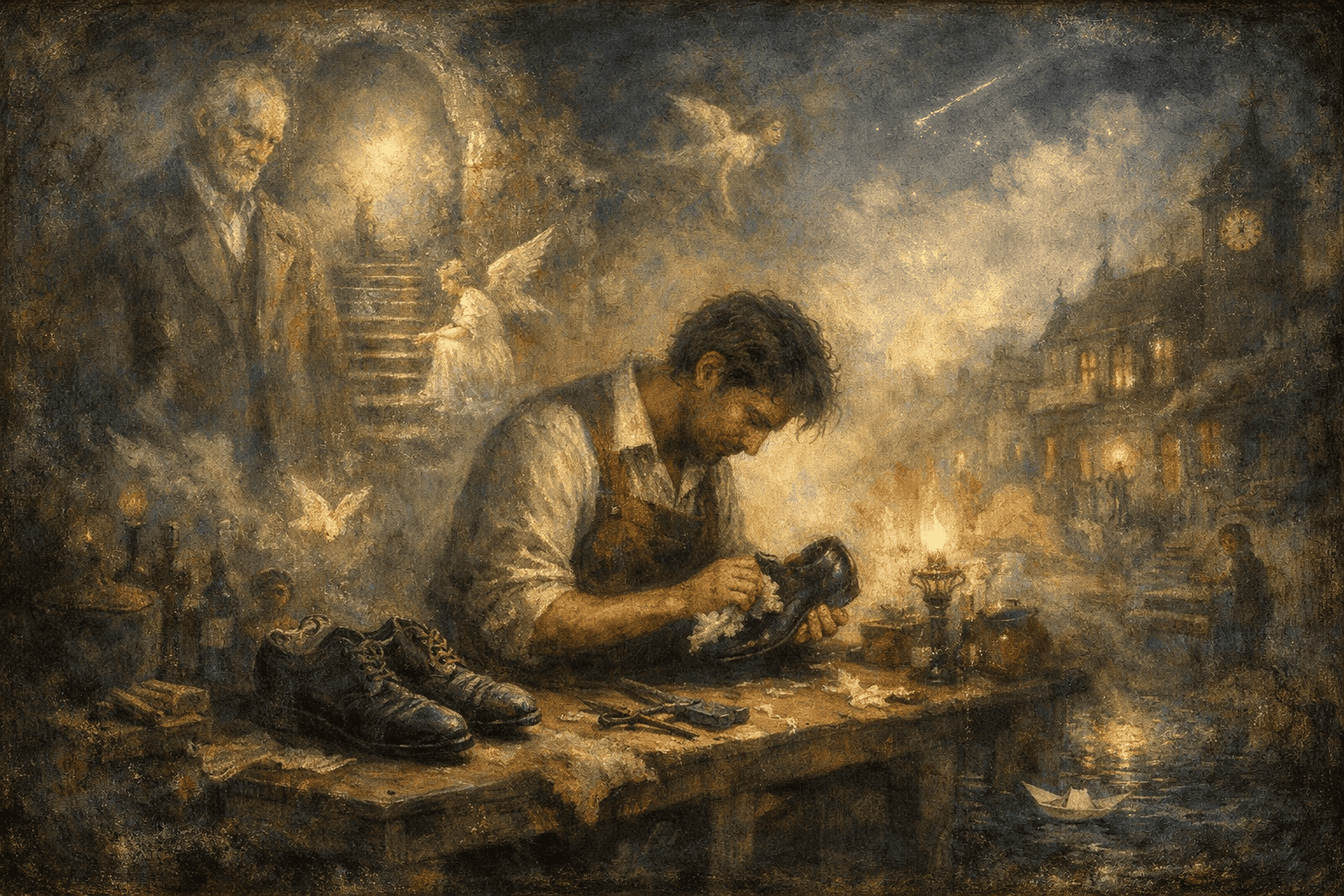 靴職人と幽玄な指導者