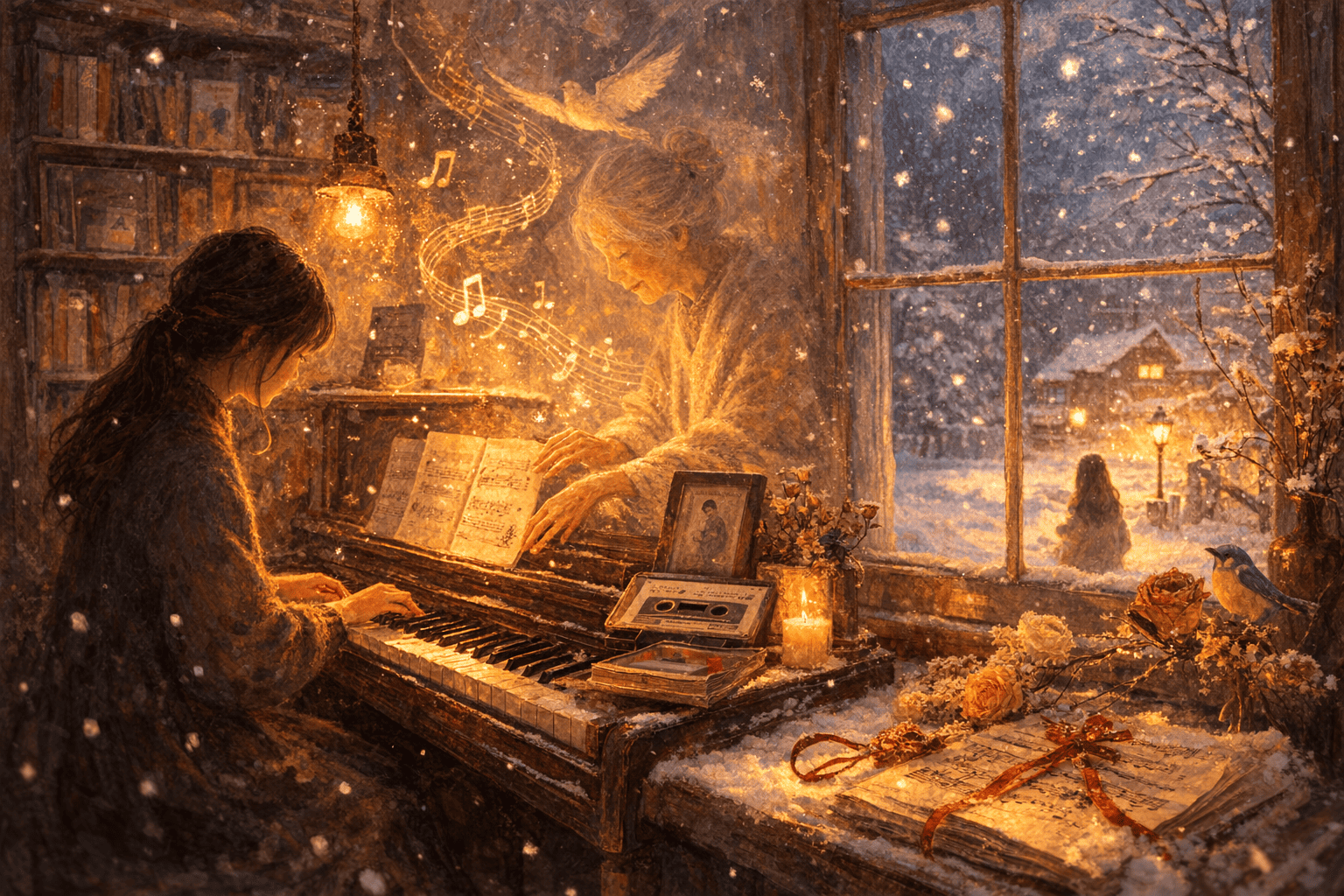 冬の記憶と音楽の調べ