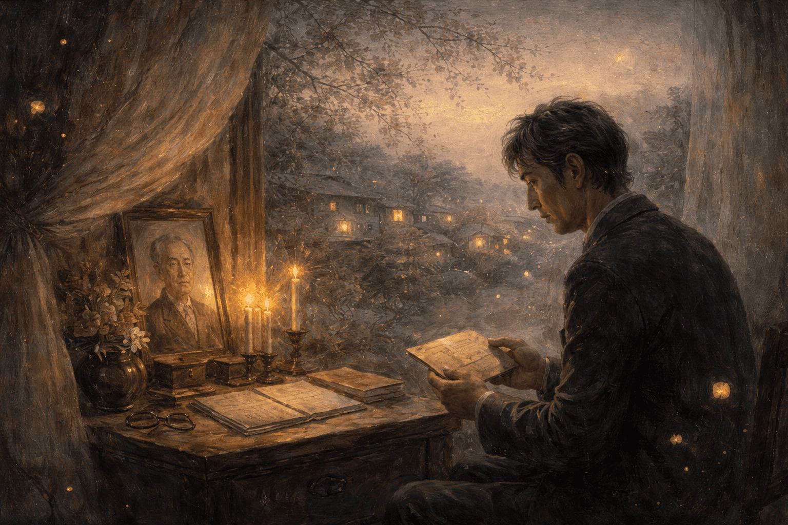 父を懐かしむ静かな夜