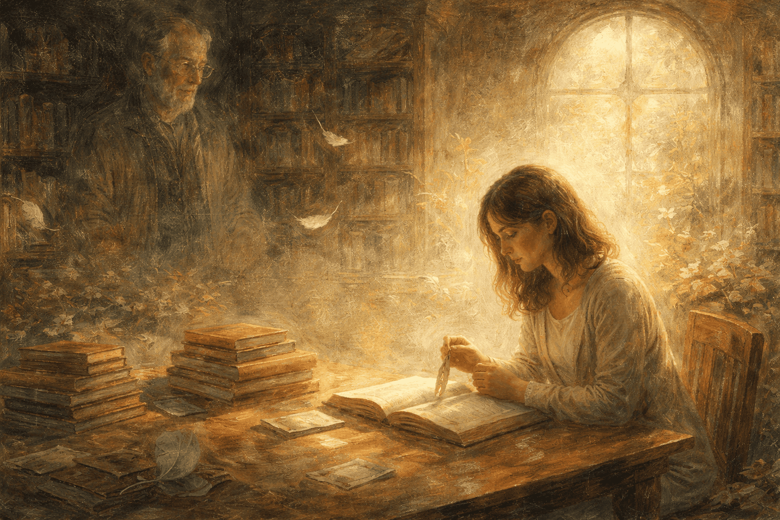 夢見心地の図書館のひととき