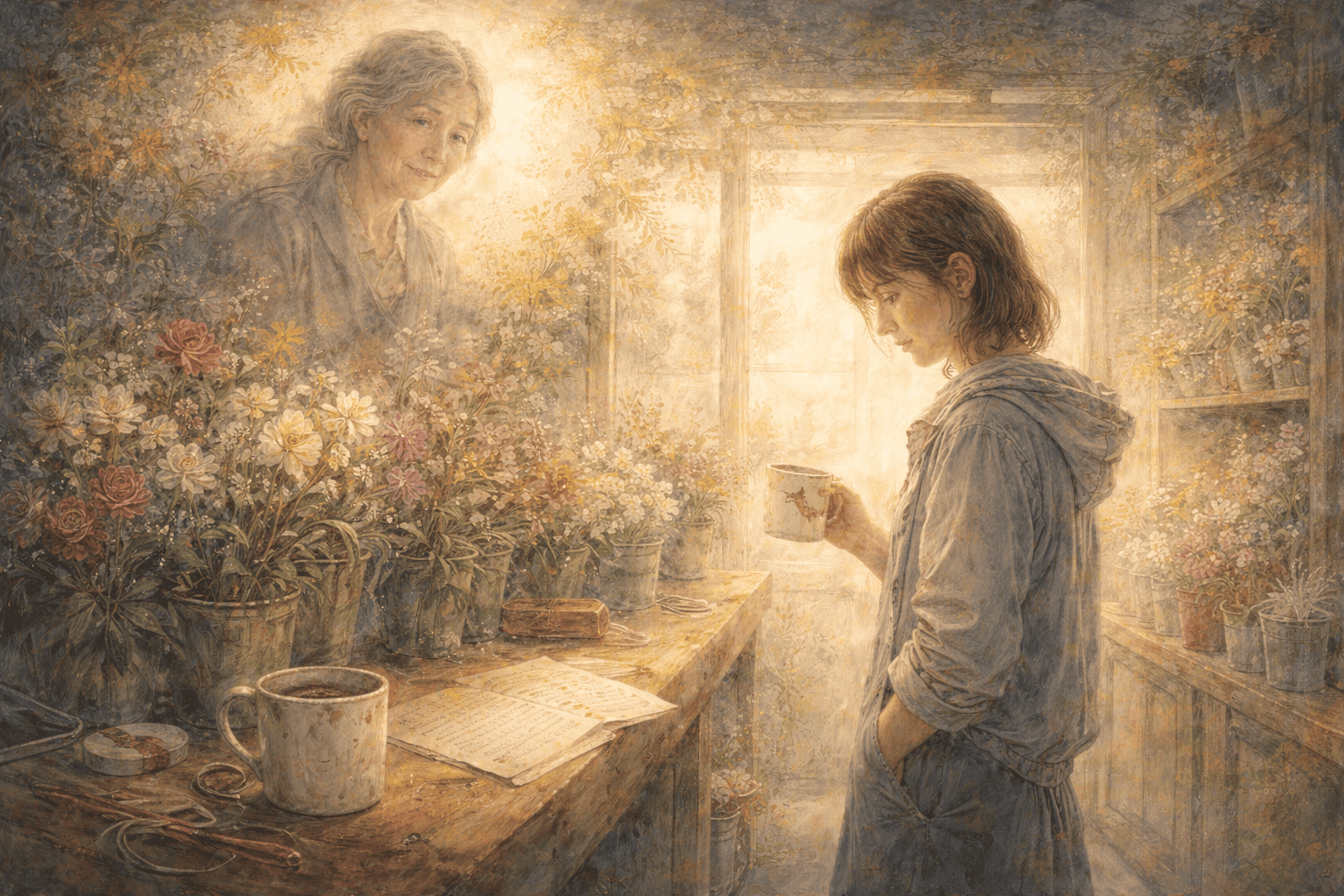 花屋にて思いだす